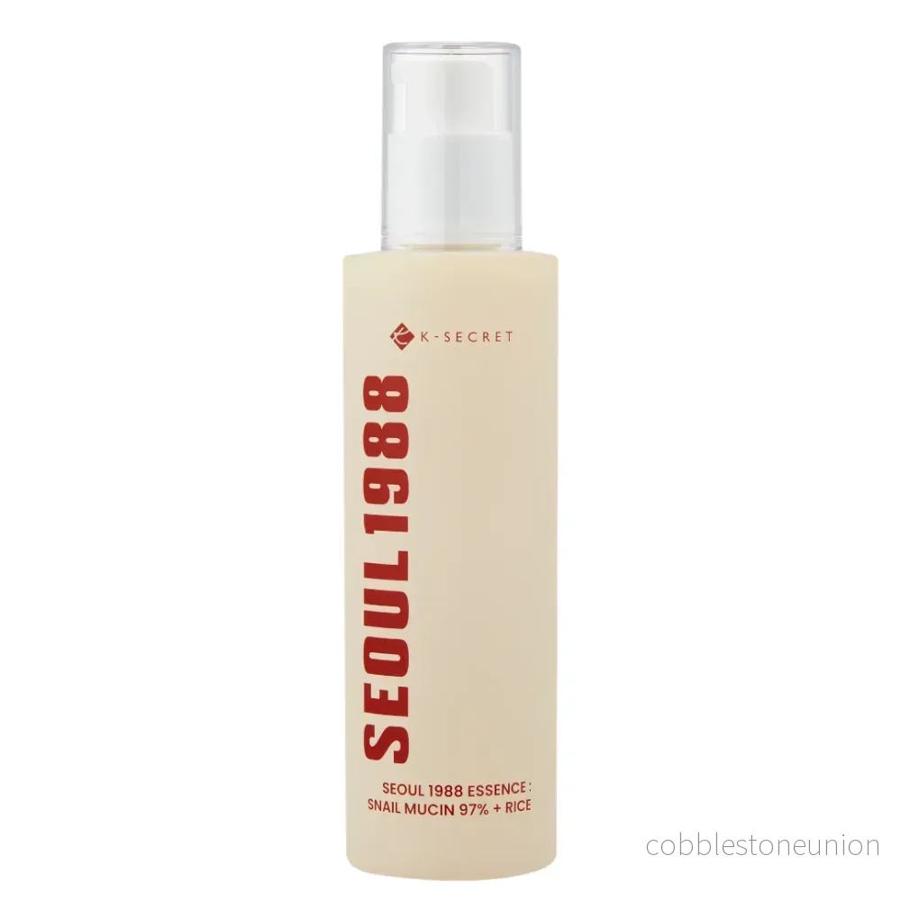 K-Secret, Seoul 1988, Snail Mucin 97% + Rice, Hydrating, Essence Water, 100 ml
