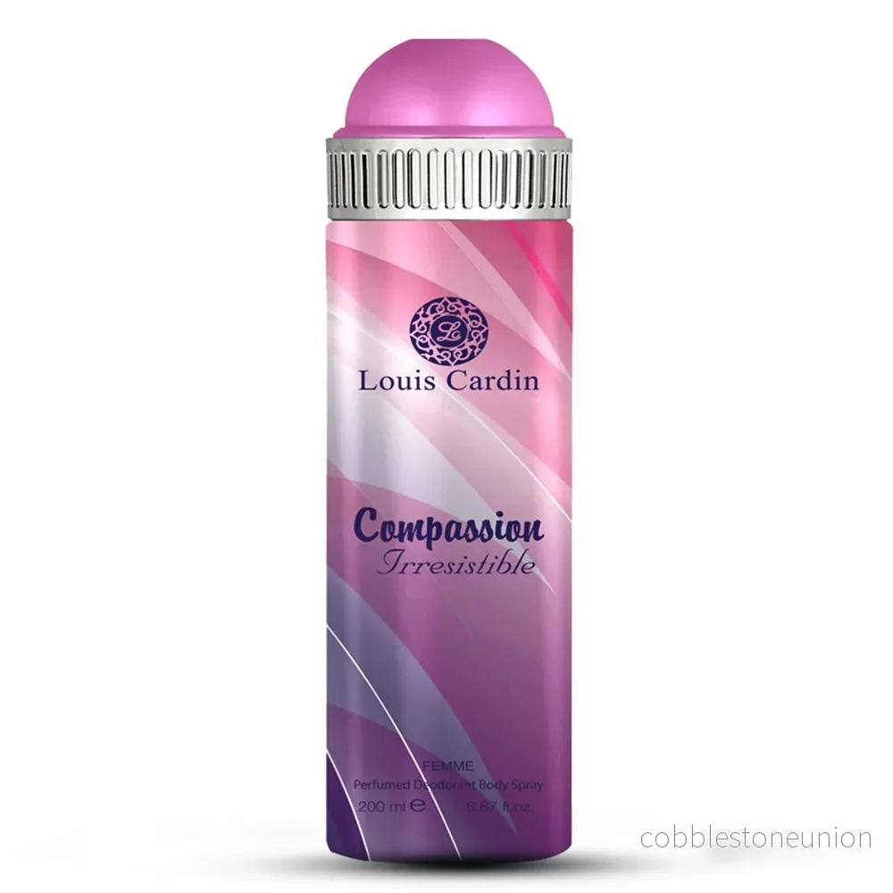 Louis Cardin, Compassion 2 Irresistible, Antiperspirant, Deodorantspray, För kvinnor, 200 ml