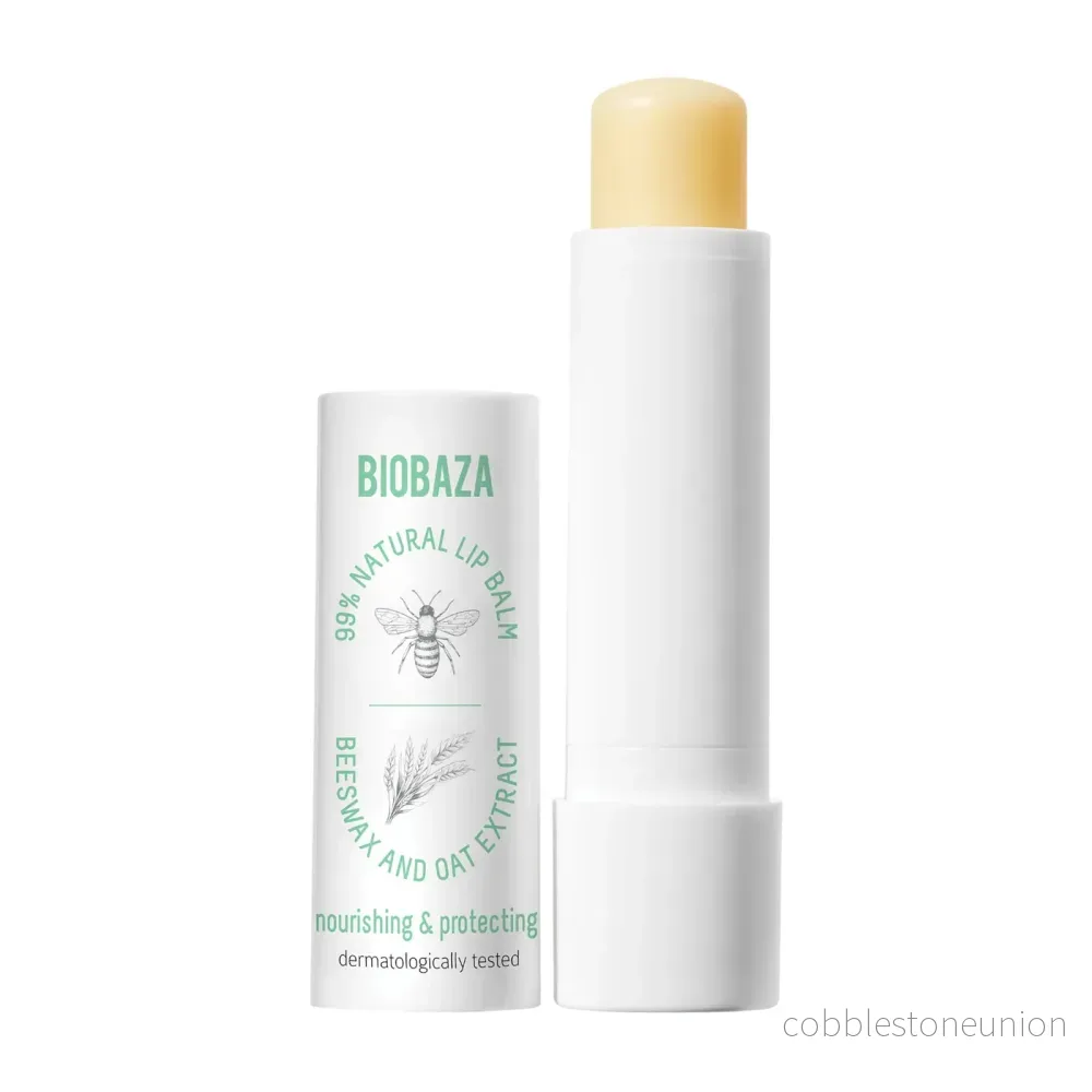 Biobaza, Bee’s Honey & Oat Milk, Näringsrik, Läppbalsam, 4.5 ml