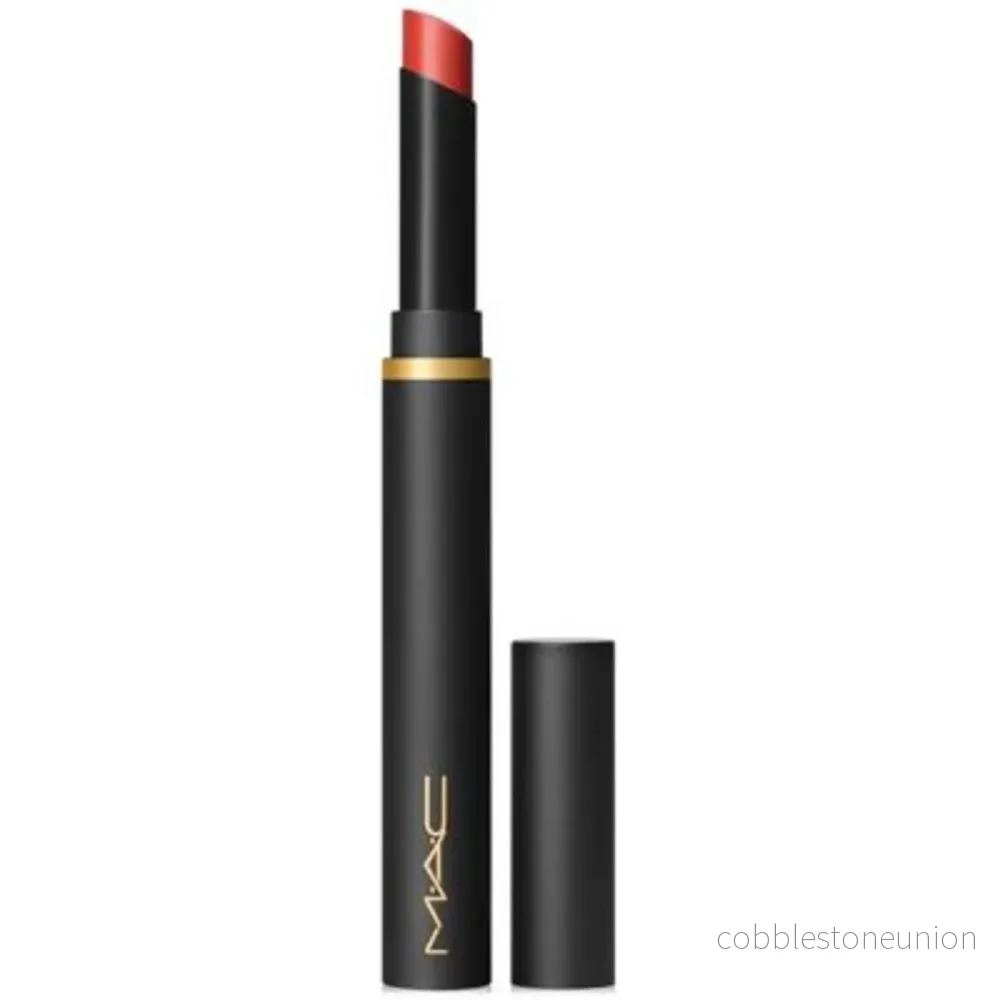 MAC, Powder Kiss Velvet Blur, Matt, Creamy Lipstick, 878, Dubonnet Buzz, 2 g MAC, Powder Kiss Velvet Blur, Matt, Creamy Lipstick, 878, Dubonnet Buzz, 2 g