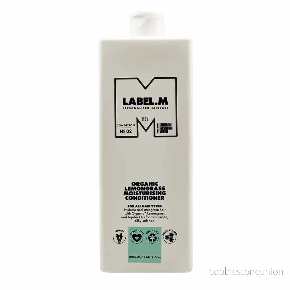 Label.M, Organic LemonGrass, Hårbalsam, Återfuktande, 1000 ml Label.M, Organic LemonGrass, Hårbalsam, Återfuktande, 1000 ml