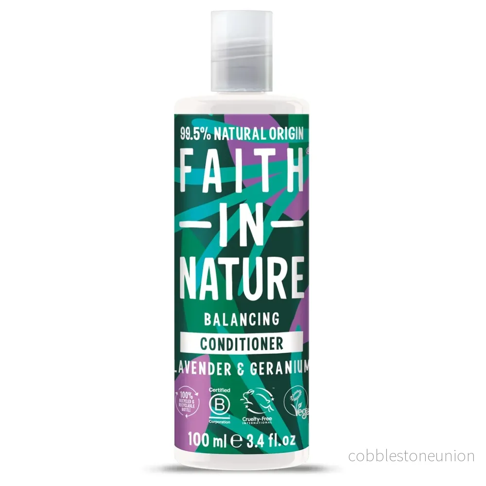 Faith In Nature, Lavender & Geranium, Hårbalsam, Balansering, 100 ml Faith In Nature, Lavender & Geranium, Hårbalsam, Balansering, 100 ml