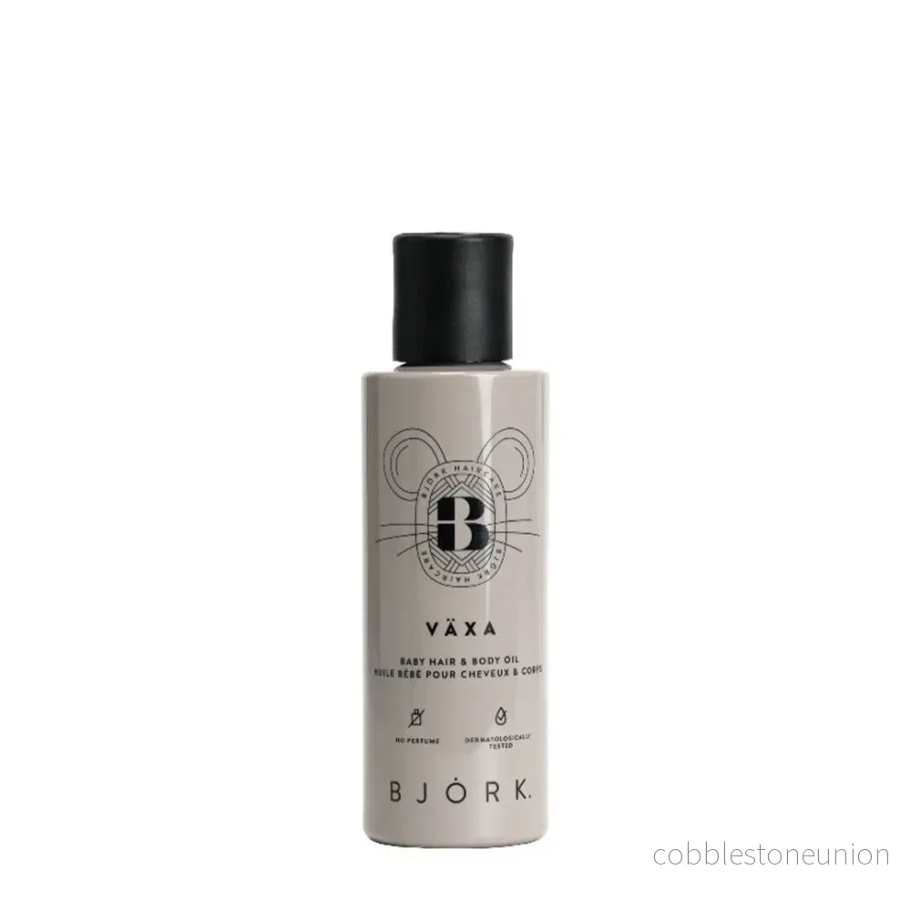 Björk, Vaxa Baby, När & slätar ut, Olja, För hår & kropp, 125 ml Björk, Vaxa Baby, När & slätar ut, Olja, För hår & kropp, 125 ml