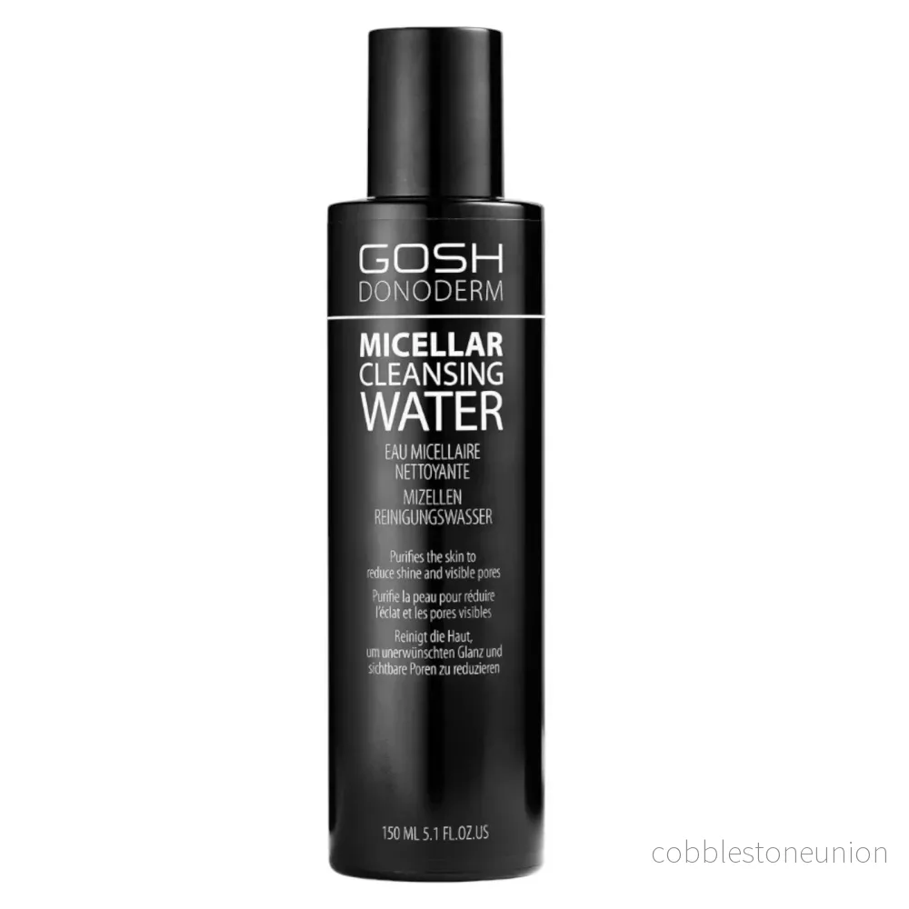 Gosh, Donoderm, Mild rengöring, Micellärt vatten, Alla hudtyper, 150 ml