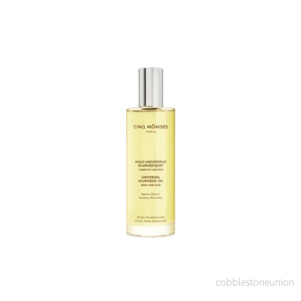 Cinq Mondes, Universal Ayurvedic, Ayurvedic Oil, Nourishing & Repairing, Torrolja för kroppen, 100 ml