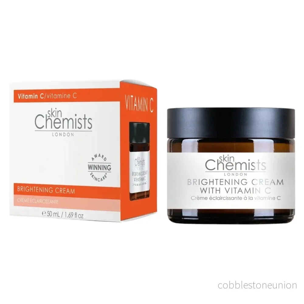Skin Chemists, Brightening Cream, Vitamin C, Uppljusande, Kräm, För ansiktet, 50 ml