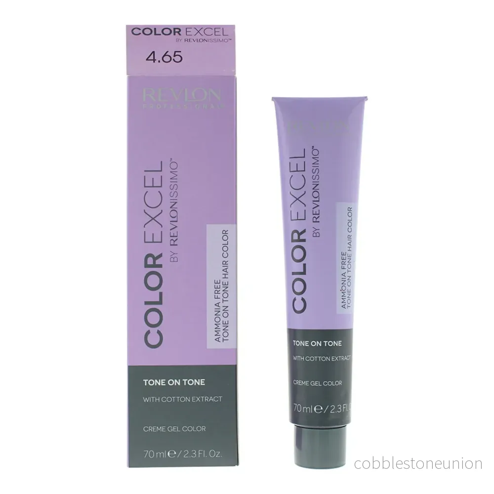 Revlon, Color Excel, Semi-permanent hårfärg, 4.65 Mellanröd mahognybrun, 70 ml