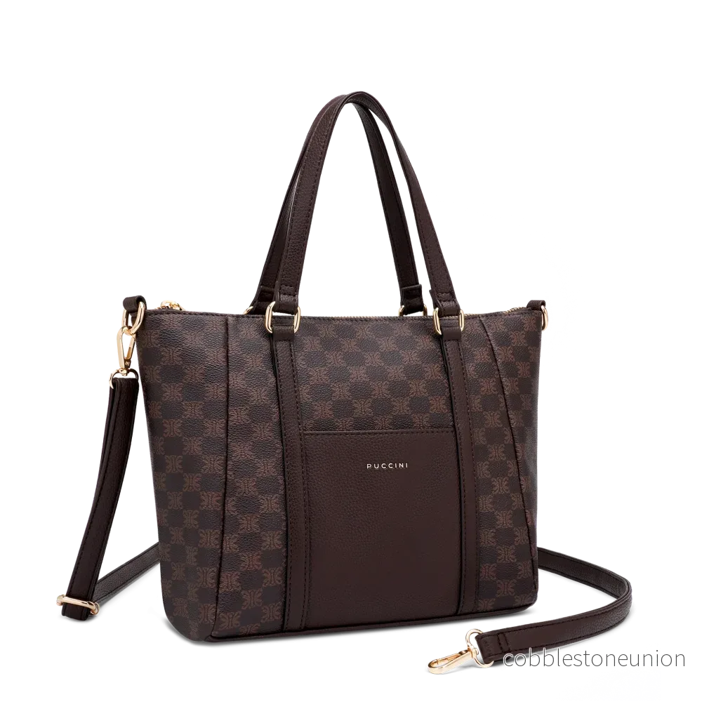 Puccini Totebag mörkbrun