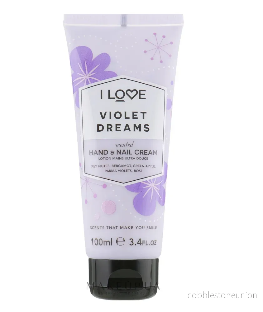 I Love, Signature Collection, Återfuktande, Hand- och nagelkräm, Violetta drömmar, 100 ml I Love, Signature Collection, Återfuktande, Hand- och nagelkräm, Violetta drömmar, 100 ml