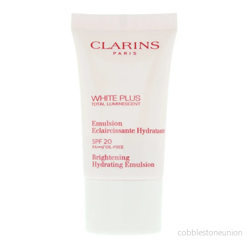 Clarins, White Plus Total Luminescent, Uppljusande, Dag, Emulsion, För ansiktet, SPF 20, 15 ml - Bild 3