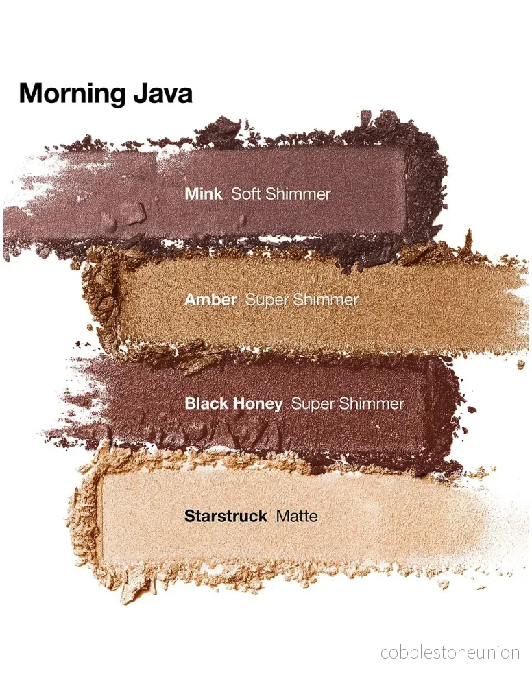 Clinique, All About Shadow Quad, Ögonskuggspalett, 03, Morning Java, 4, 3,3 g - Bild 2