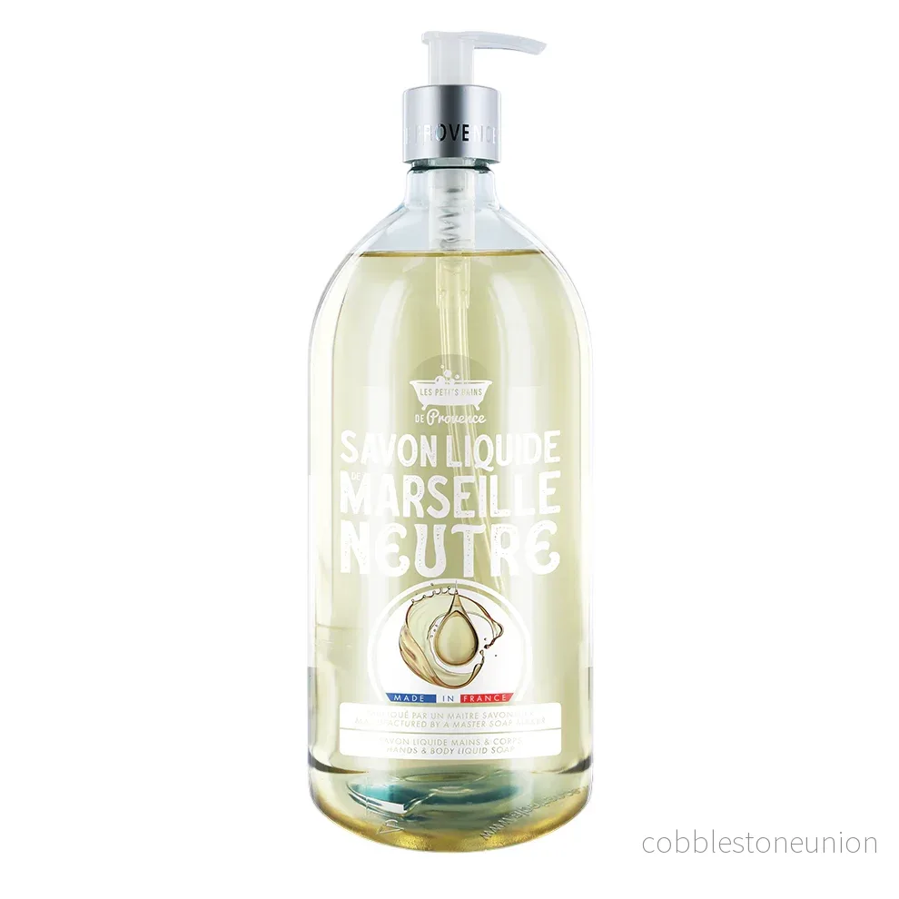 Les Petites Bains de Provence, Neutral, Flytande tvål, För händer & kropp, 1000 ml