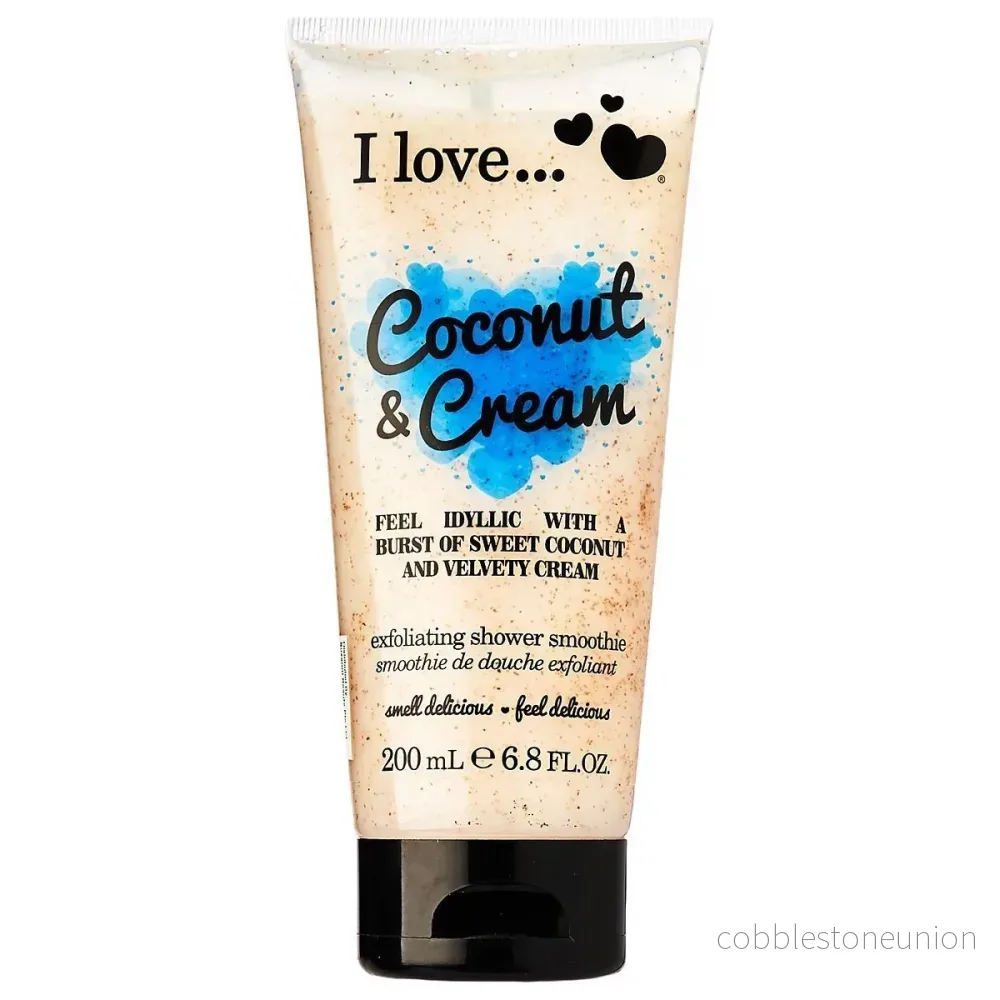 I Love, Coconut & Cream, Exfoliering, Duschgel, 200 ml - Bild 3
