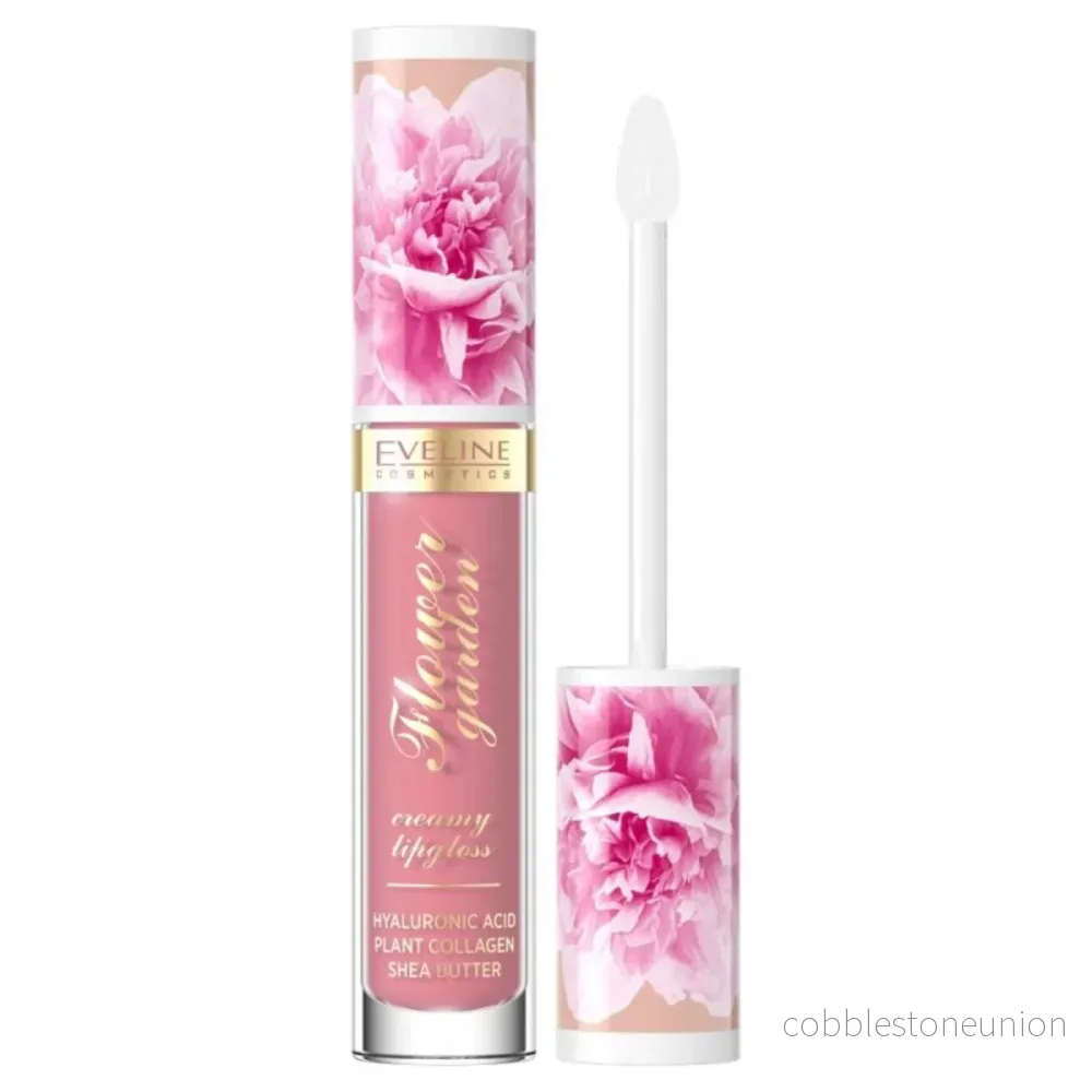 Eveline Cosmetics, Flower Garden, Blank, Lipgloss, 01, Delicate Rose, 4.5 ml Eveline Cosmetics, Flower Garden, Blank, Lipgloss, 01, Delicate Rose, 4.5 ml