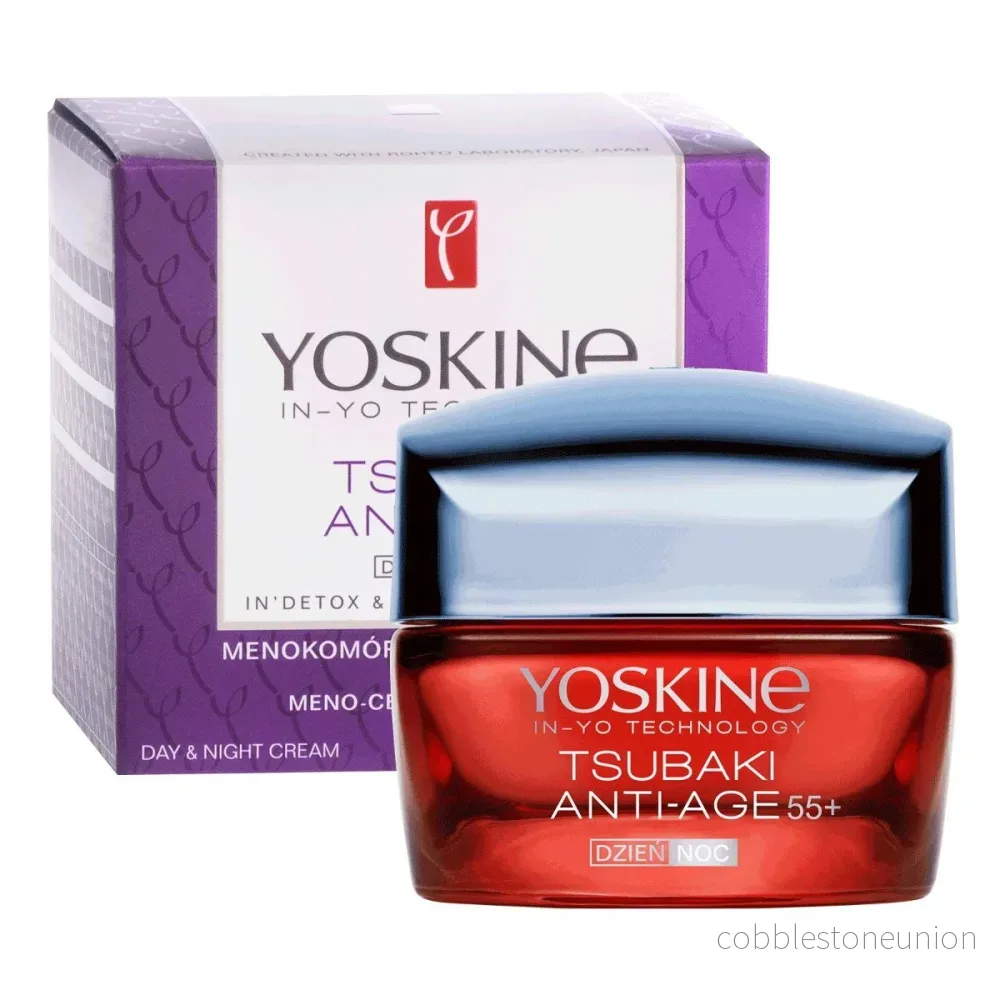 Yoskine, Tsubaki 55+, Anti-aging, Dag & Natt, Kräm, Ansikte, 50 ml - Bild 2