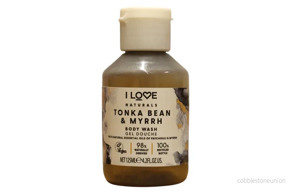 I Love, Naturals Collection, Vegan, Tonkaböna & Myrra, Återfuktande, Duschgel, För alla hudtyper, 125 ml I Love, Naturals Collection, Vegan, Tonkaböna & Myrra, Återfuktande, Duschgel, För alla hudtyper, 125 ml