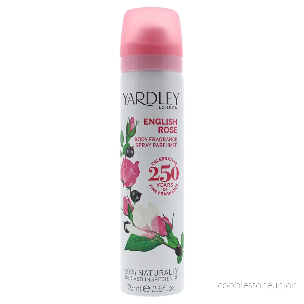 Yardley, English Rose, Bodyspray, För kvinnor, 75 ml
