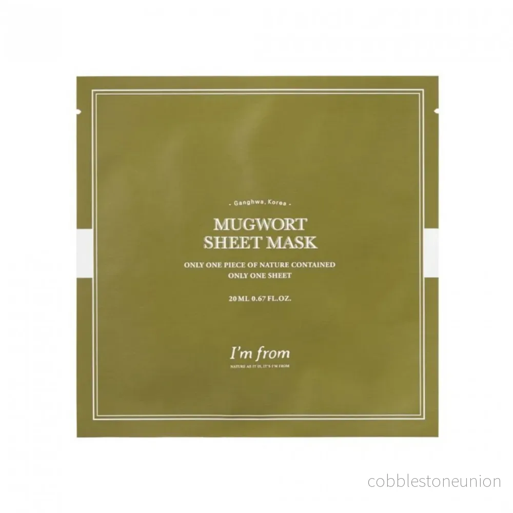 I’m From, Mugwort, Uppfriskande, Återfuktande, Ansiktsmask, För ansiktet, 20 ml I’m From, Mugwort, Uppfriskande, Återfuktande, Ansiktsmask, För ansiktet, 20 ml