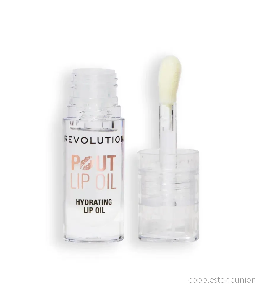 Makeup Revolution, Pout, Vegan, Blank, Läppolja, Lychee Clear, 4 ml