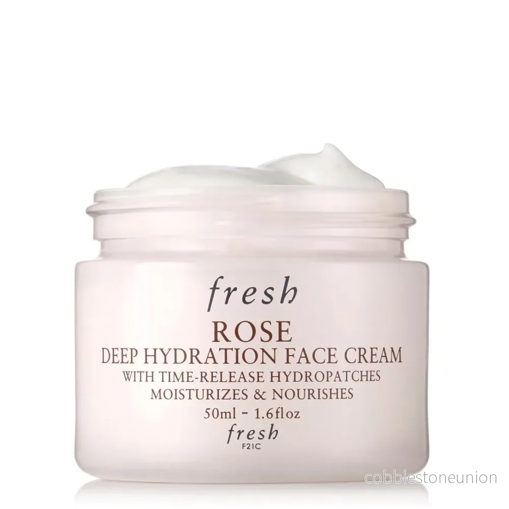Fräsch, Ros, Djup återfuktning, Kräm, För ansiktet, 50 ml