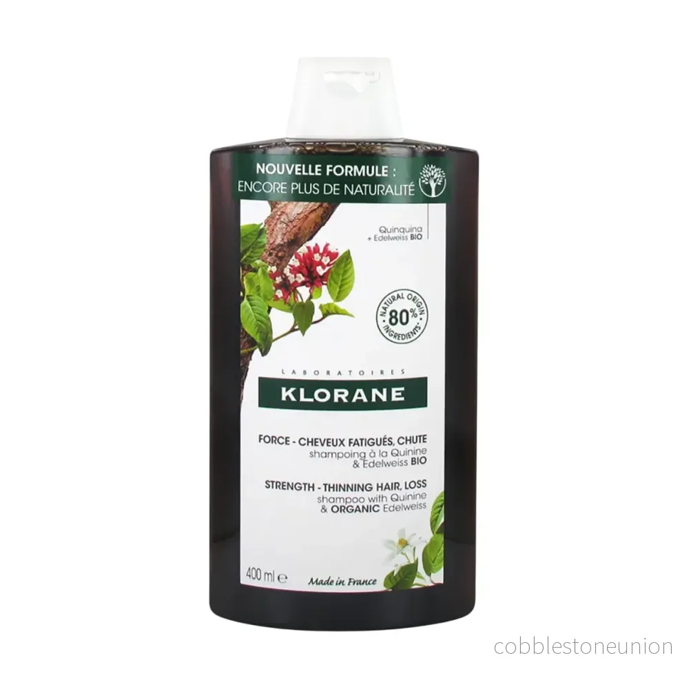 Klorane, Klorane, Quinine & Edelweiss, Stärkande schampo, För tunt hår, 400 ml Klorane, Klorane, Quinine & Edelweiss, Stärkande schampo, För tunt hår, 400 ml