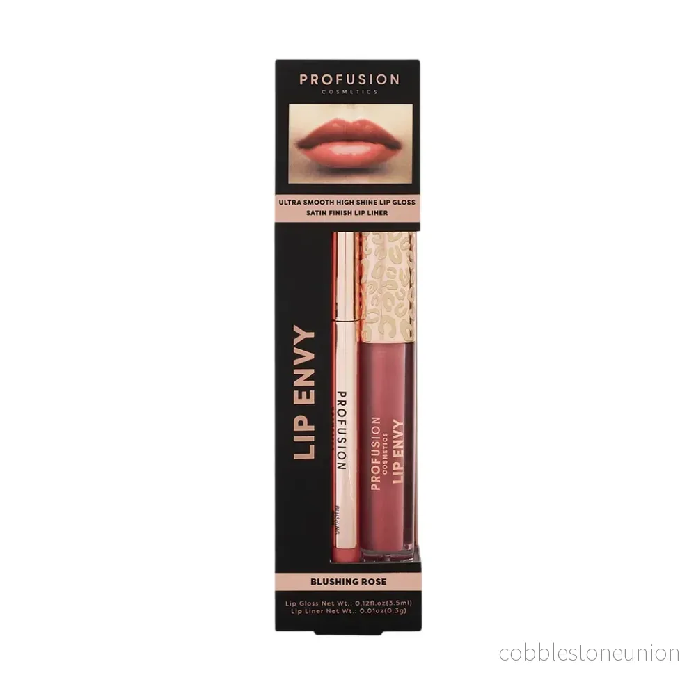Set Profusion Cosmetics: Lip Envy Blushing Rose, Lip Gloss, 3.5 ml + Lip Envy Blushing Rose, Lip Liner, 0.3 g Set Profusion Cosmetics: Lip Envy Blushing Rose, Lip Gloss, 3.5 ml + Lip Envy Blushing Rose, Lip Liner, 0.3 g
