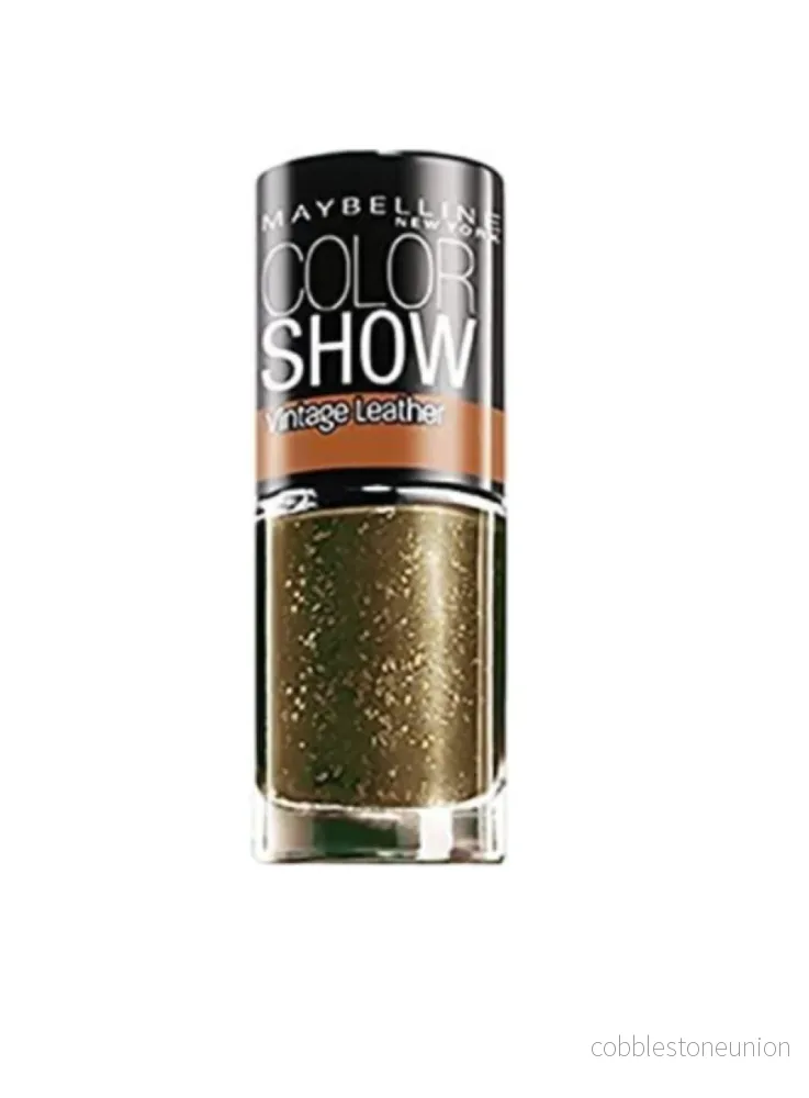 Maybelline, Color Show Vintage Leather, Nagellack, Nr 209, Gilded Emeralds, 7 ml Maybelline, Color Show Vintage Leather, Nagellack, Nr 209, Gilded Emeralds, 7 ml