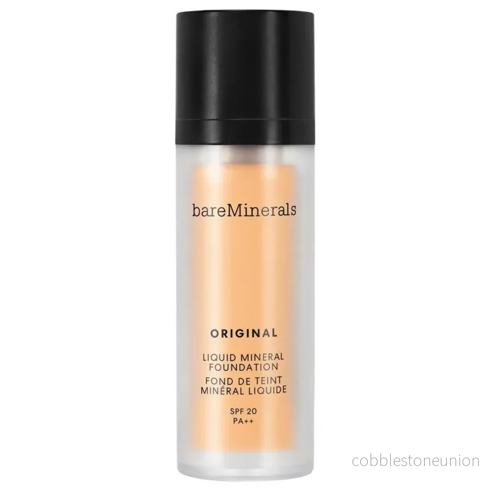 BareMinerals, Original Liquid Mineral, Luminous, flytande foundation, 08, Light, SPF 20, 30 ml