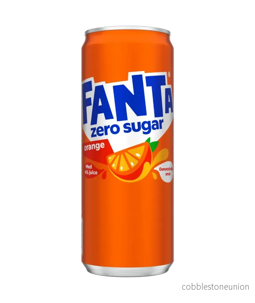 Fanta Apelsin Zero 33cl burk 20-pack Fanta Apelsin Zero 33cl burk 20-pack