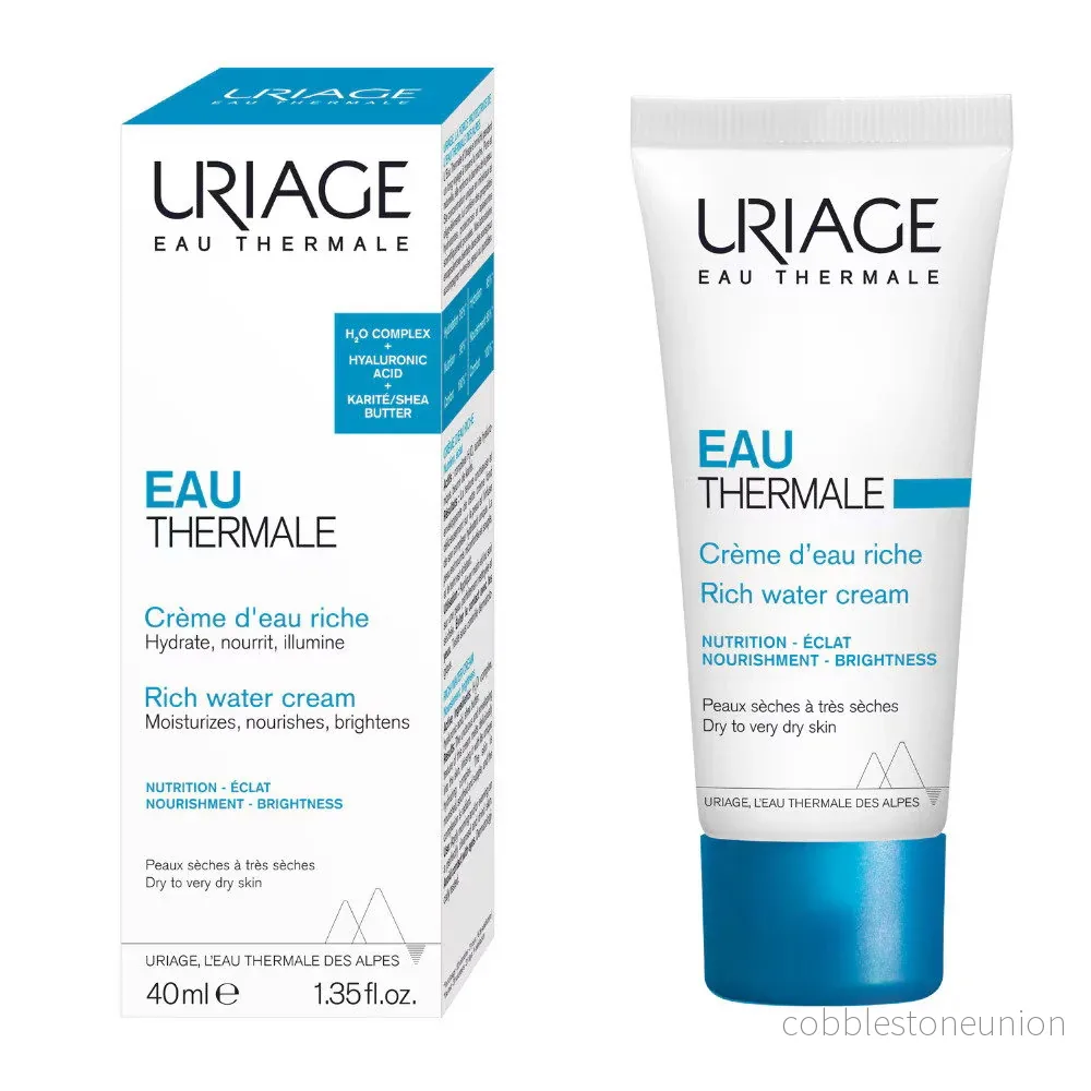Uriage, Eau Thermale, Nourishing, Rich Cream, Face, 40 ml - Bild 2