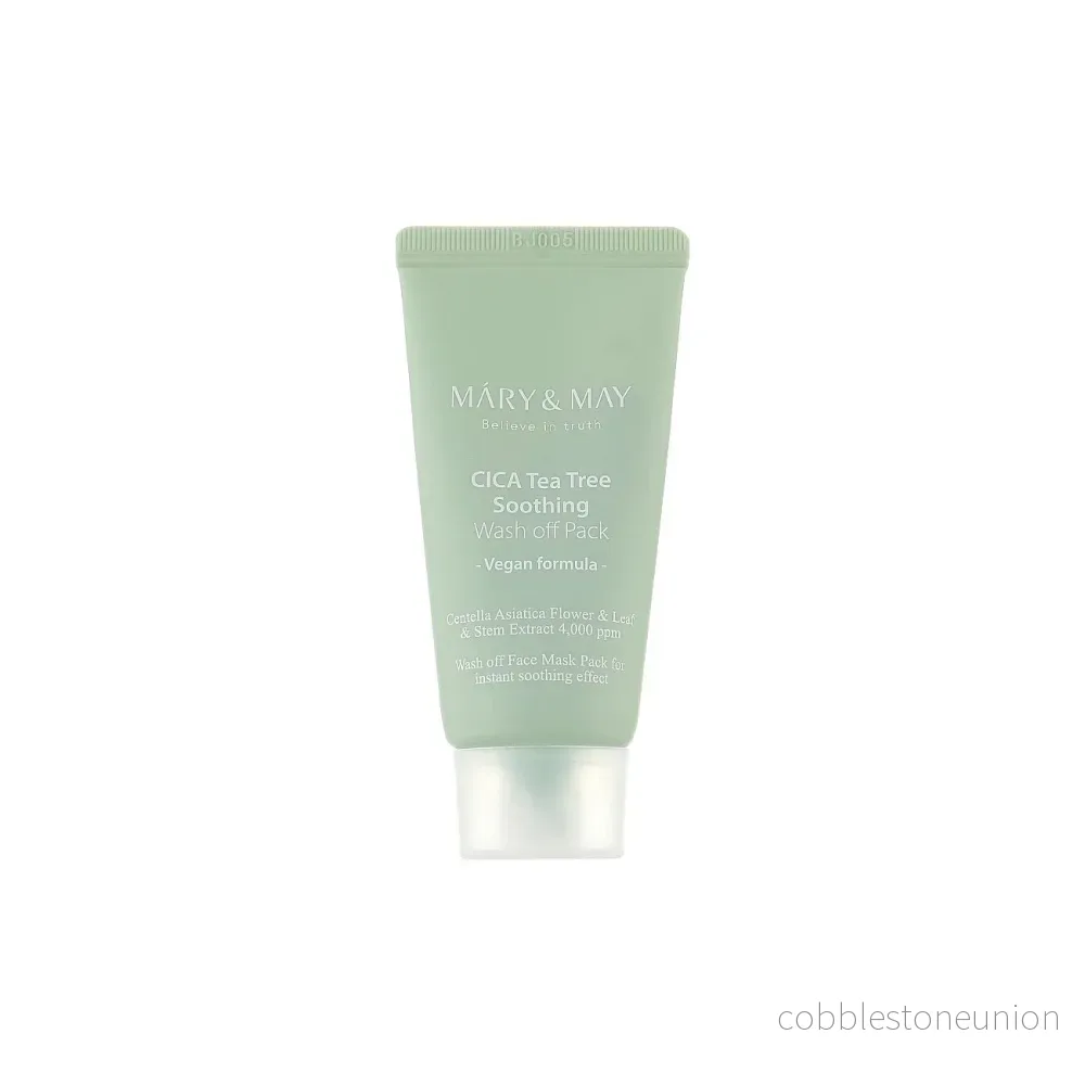 Mary and May, Cica Tea Tree Soothing, Renande, Lermask, 30 g