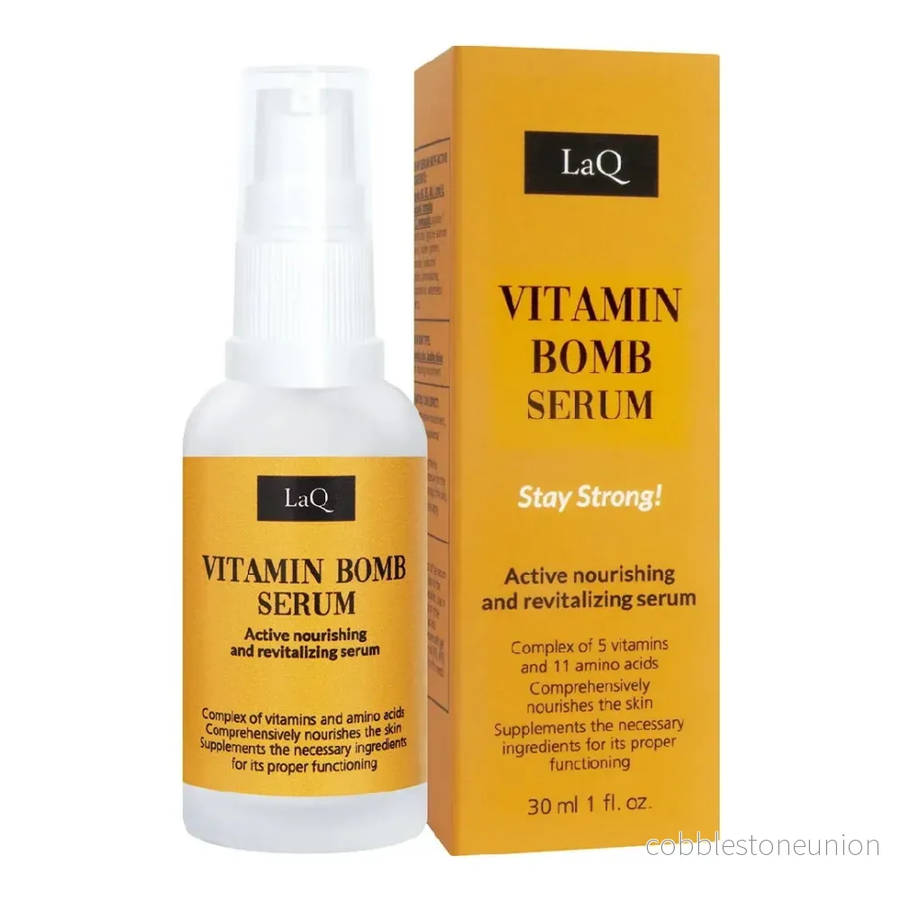 LaQ, Vitamin Bomb, Revitalisering, Dagligen, Serum, För ansiktet, 30 ml LaQ, Vitamin Bomb, Revitalisering, Dagligen, Serum, För ansiktet, 30 ml