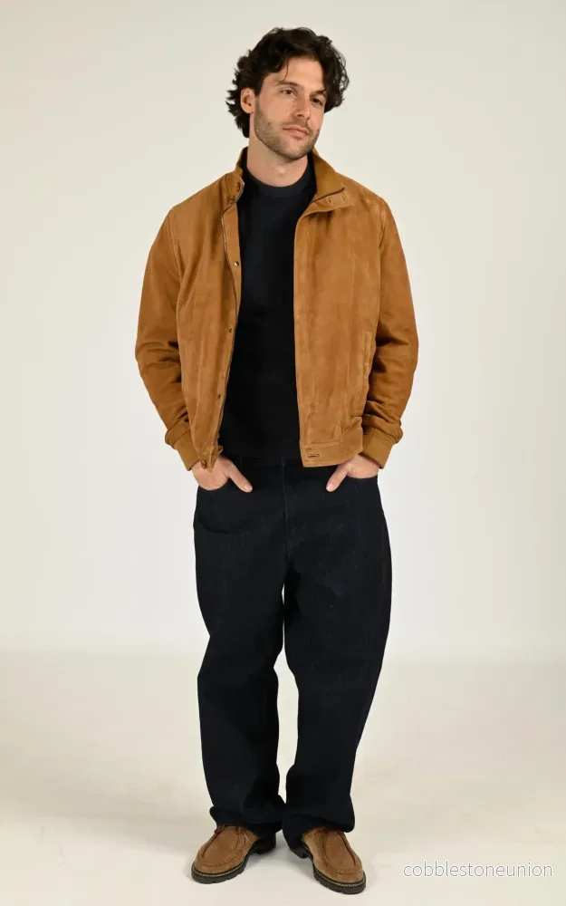 Ziggy Cognac Suede Jacket - Men - Bild 2