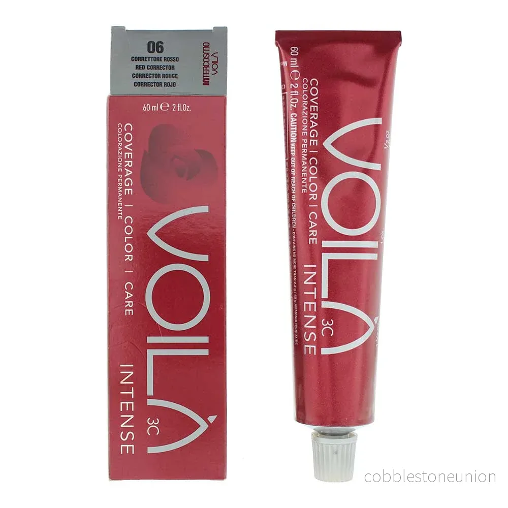 Intercosmo, Voila 3C Intense, Hair Colouring Pigment, 06 Red Corrector, 60 ml - Bild 2