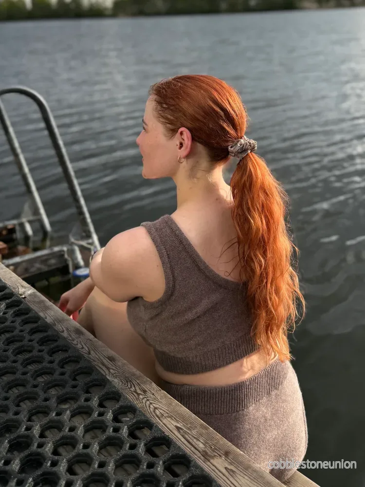 Loen Ull-bikini underdel – Valnøtt melert Loen Ull-bikini underdel – Valnøtt melert