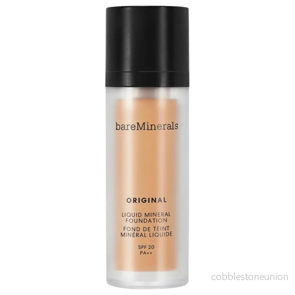 BareMinerals, Original Liquid Mineral, Luminous, flytande foundation, 16, Golden Nude, SPF 20, 30 ml