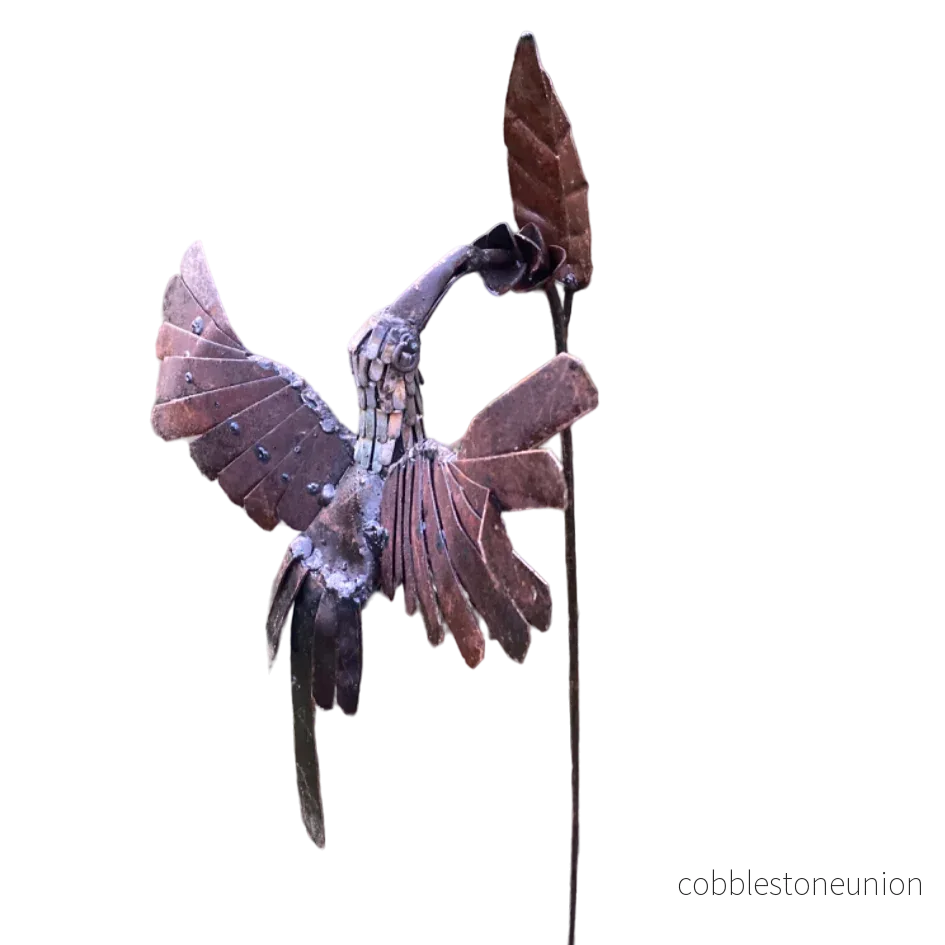 Växtstöd Kolibri 105 cm - Återvunnen Metall Zimbabwe