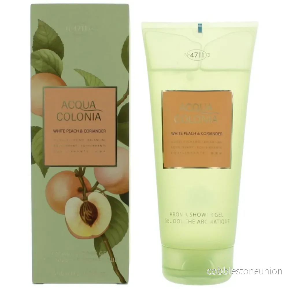 4711, Acqua Colonia, White Peach & Coriander, Moisturizing, Shower Gel, Body, All Skin Types, 200 ml - Bild 2