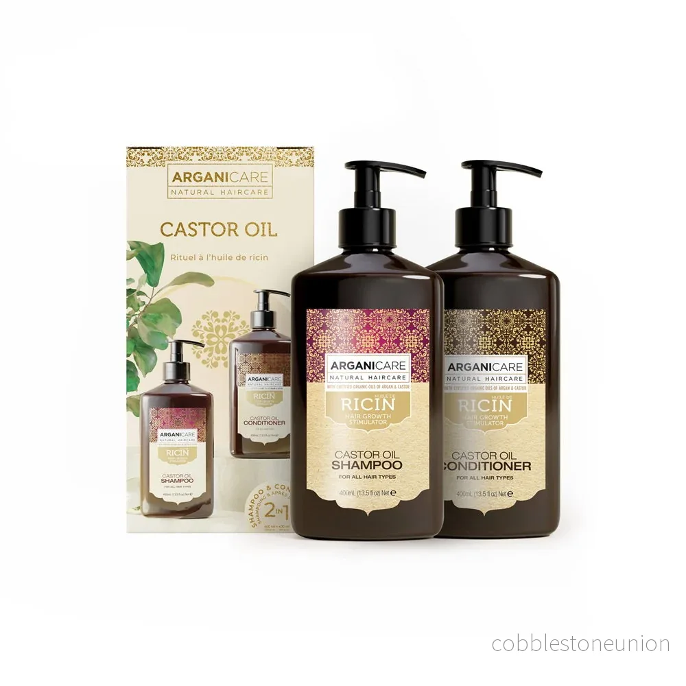 Set Arganicare: Ricin, Hair Shampoo, For Growth Stimulation, 400 ml + Ricin, Hair Conditioner, For Growth Stimulation, 400 ml Set Arganicare: Ricin, Hair Shampoo, For Growth Stimulation, 400 ml + Ricin, Hair Conditioner, For Growth Stimulation, 400 ml