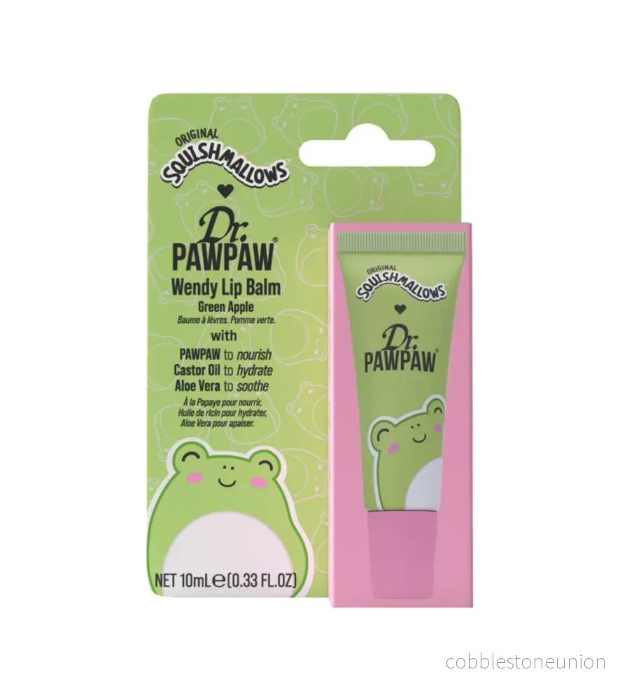 Dr. PawPaw, Wendy Green Apple, Aloe Vera, Återfuktande, Läppbalsam, 10 ml