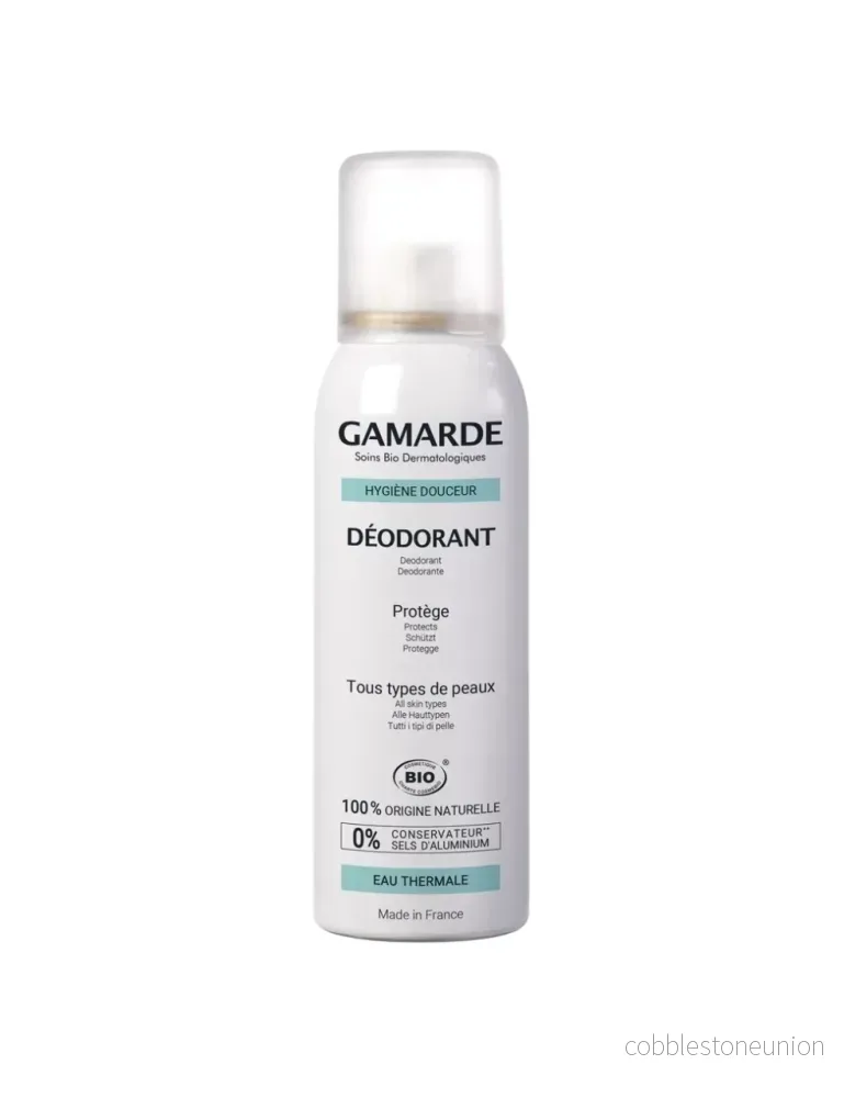 Gamarde, hygien, ekologisk, lugnande, fräsch, deodorantspray, unisex, 100 ml