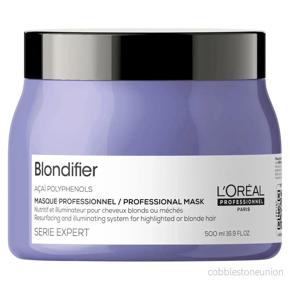 L’Oreal Professionnel, Serie Expert Blondifier, Acai-polyfenoler, Inpackning, Reparerande och lystergivande, 500 ml L’Oreal Professionnel, Serie Expert Blondifier, Acai-polyfenoler, Inpackning, Reparerande och lystergivande, 500 ml