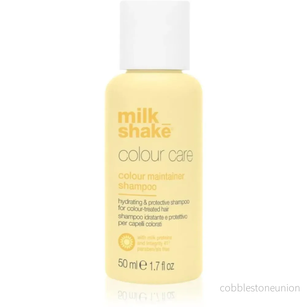 Milk Shake, Color Maintainer, Sulfatfritt, Hårbehandlingsschampo, Färgskydd, Alla hårtyper, 50 ml Milk Shake, Color Maintainer, Sulfatfritt, Hårbehandlingsschampo, Färgskydd, Alla hårtyper, 50 ml