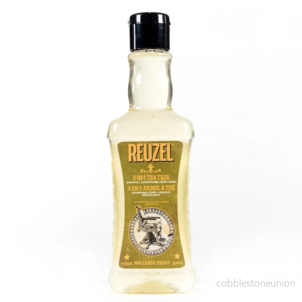 Reuzel, Reuzel, Tea tree oil, Shampoo, conditioner & shower gel 3-in-1, Moisturizing, 350 ml