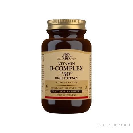 Solgar Vitamin B-Complex ”50” High Potency, 50 veg. kapslar Solgar Vitamin B-Complex ”50” High Potency, 50 veg. kapslar