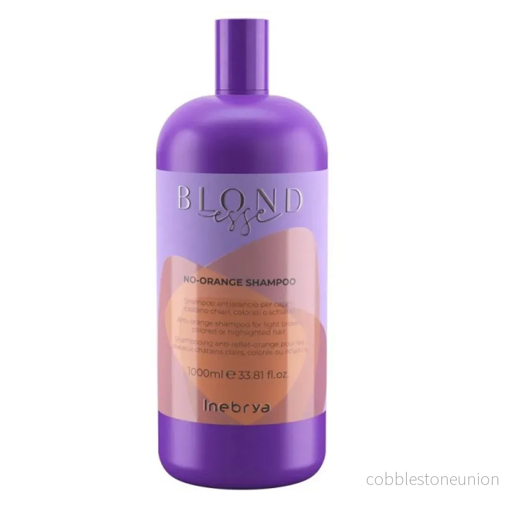 Inebrya, Blondesse No-Orange, Hair Shampoo, 1000 ml