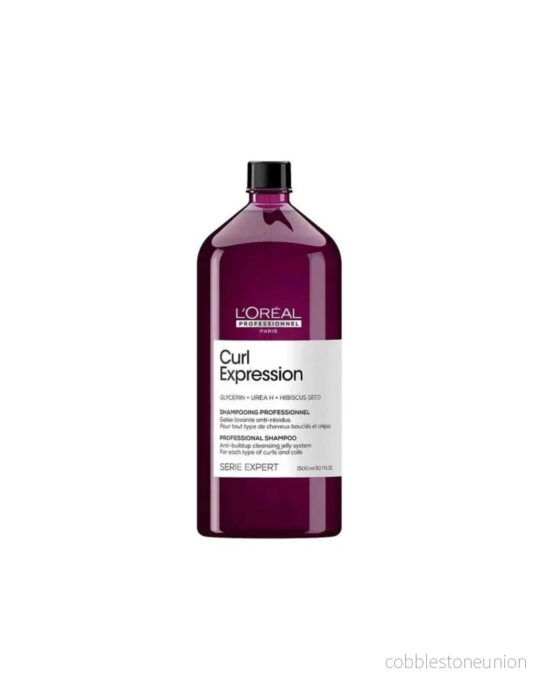 L’Oréal Professionnel, Serie Expert Curl Expression, Glycerin + Urea H + Hibiskusfrön, Schampo, Rengörande, 1500 ml L’Oréal Professionnel, Serie Expert Curl Expression, Glycerin + Urea H + Hibiskusfrön, Schampo, Rengörande, 1500 ml