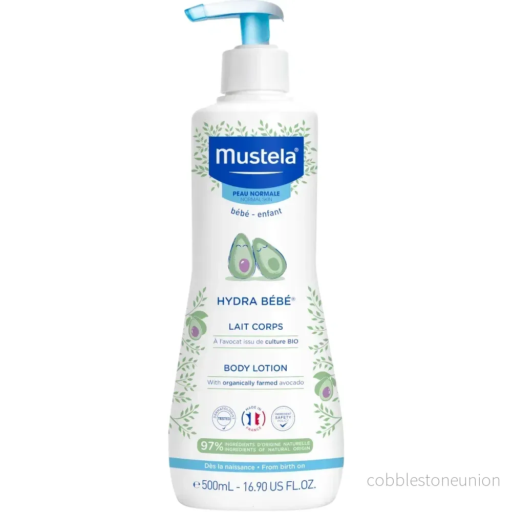 Mustela, Hydra Bebe, Avokado, Återfuktande, Kroppslotion, Kropp, 500 ml