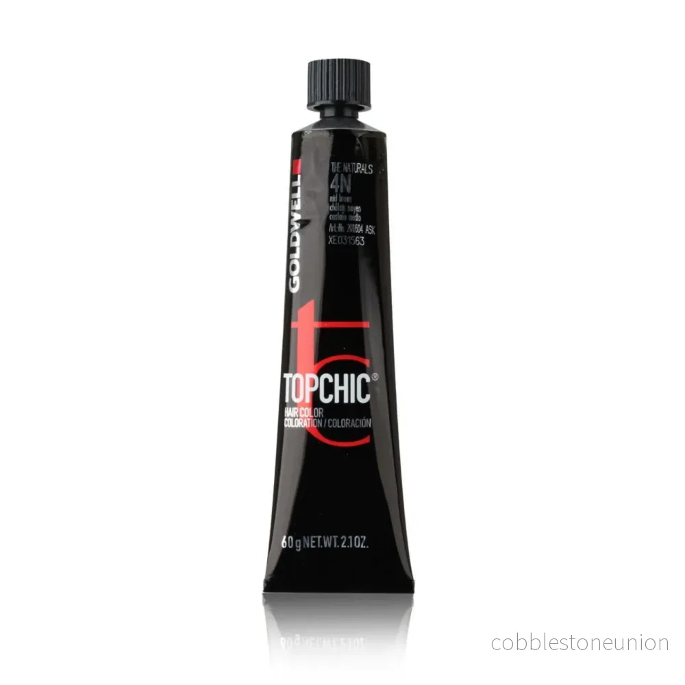 Goldwell, TopChic, Permanent hair color, 4N Mellanbrun, 60 ml Goldwell, TopChic, Permanent hair color, 4N Mellanbrun, 60 ml