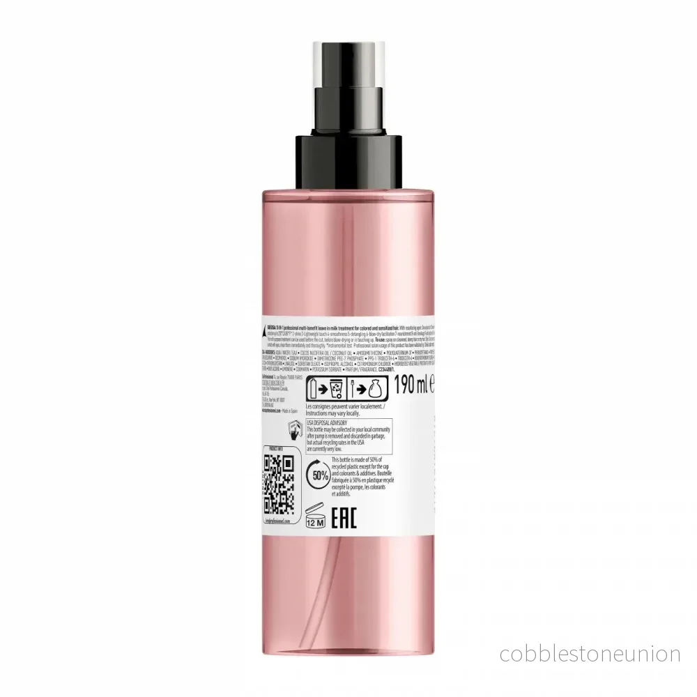 L'Oréal Professionnel, Serie Expert Vitamino Color, Ytbehandlingsmedel, Leave-in-krämbehandling för hår, Värmeskyddande, 190 ml - Bild 2